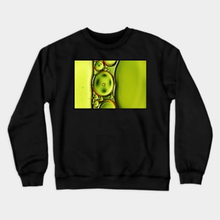 Button Green Oil Drops Crewneck Sweatshirt